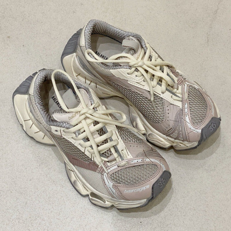 Autumn Stapler Dad Retro Distressed Thick Bottom Breathable Men's Casual Shoes