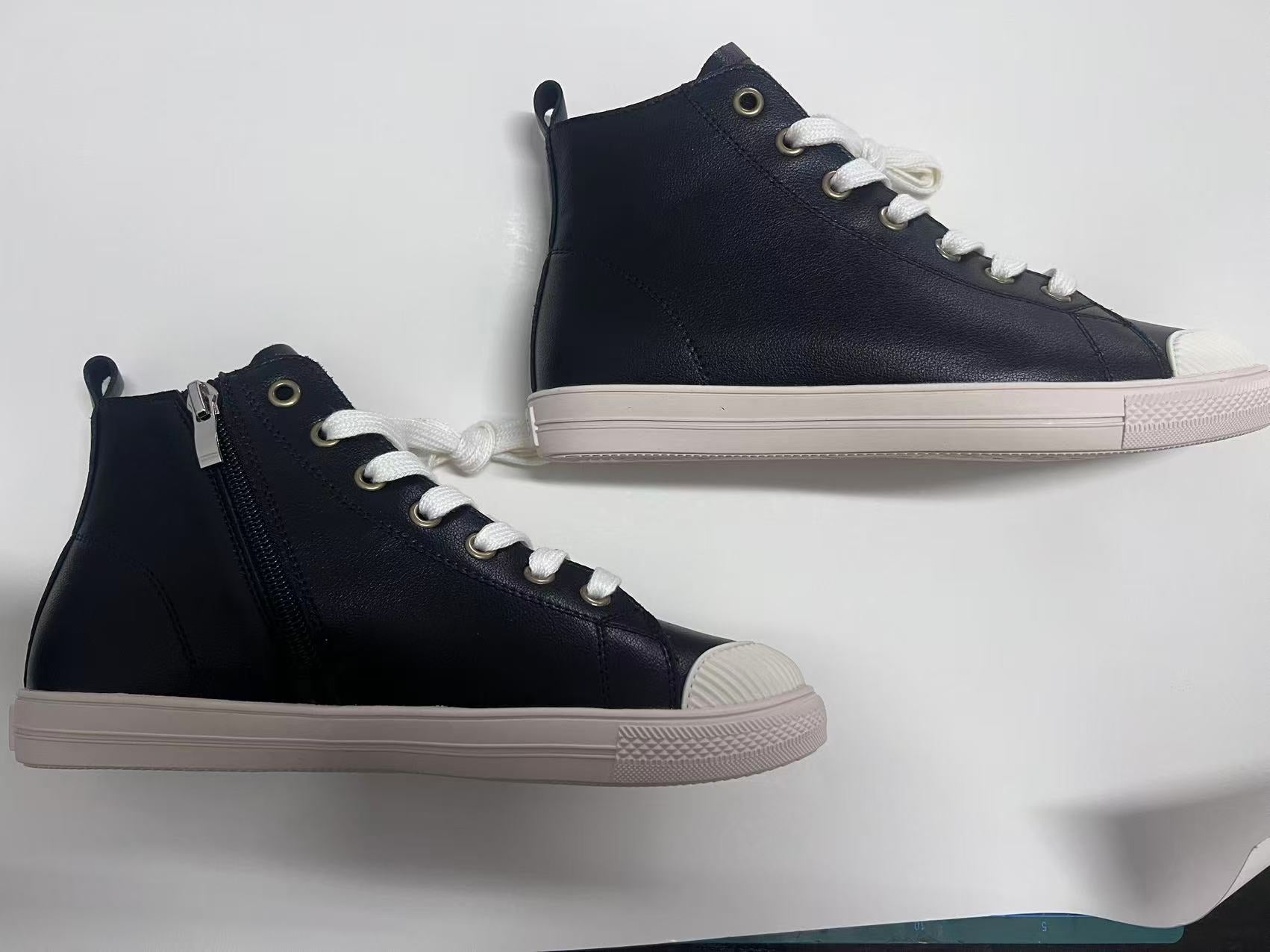 Charming Genuine White Comfortable Muffin Flat Women's Casual Shoes